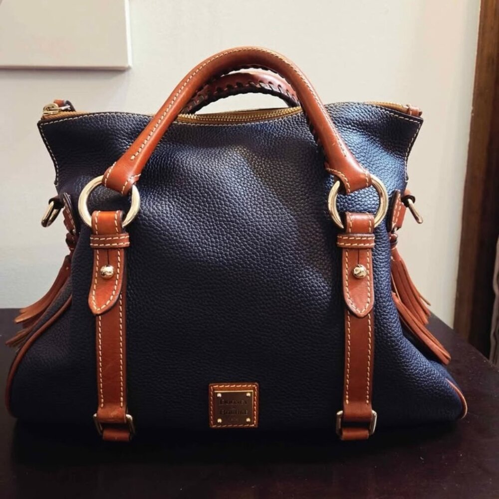 Dooney & Bourke Pebble Grain Large Satchel Bag